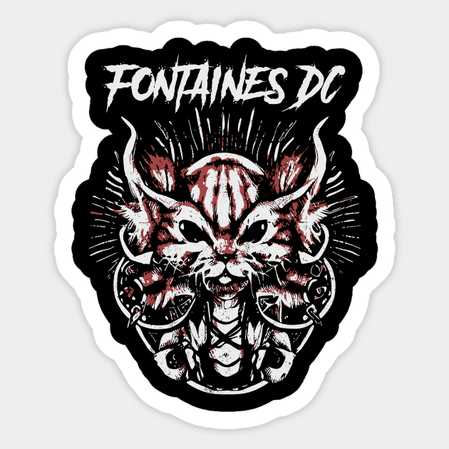 fontaines dc dark fox Sticker by low spirit